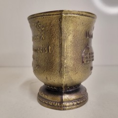 VTG 1985 Schering Brass Mortar & Pestle Ursuline Convent New Orleans Sis. Xavier