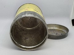 Vintage 1966 Squibb Iodotope Sodium Radio-Iodide (I131) Metal Tin Medical