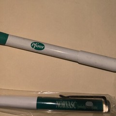 Lot Of 4 Pfizer Viagra Norvasc Celebrex PLASTIC PENS, DRUG REP Pharmaceutical
