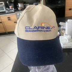 Clarinex Pharma Advertising Hat Cap Drug Rep Promo Merchandise brand New