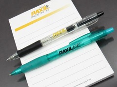 Paxil Lot 2 PENS+ Sticky Notes Drug Rep Pharmaceutical Promo Advertising w/ Info