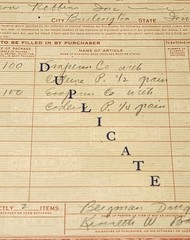 Vintage 1944 U.S. Treasury Narcotics Order Form Opium Coca Leaves Duplicate