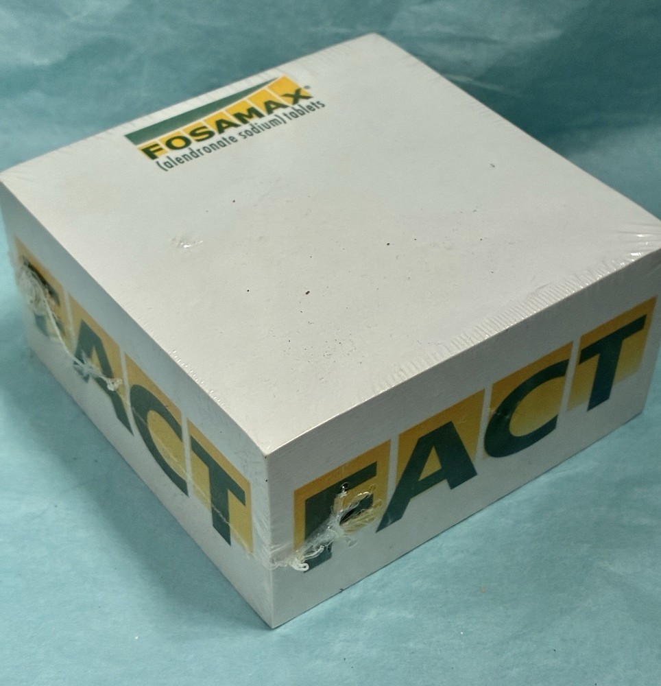 FOSAMAX Drug Rep Notepad Sticky Notes Office Pharmaceutical Advertising MERCK