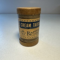 Vintage Rapp’s Pharmacy Easton, PA Cream Tarter Empty Medical Container