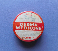 Derma Medicone Anesthetic Ointment – vintage medicine tin 1/10th oz.