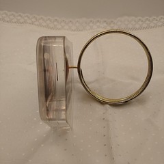 Flexeril Lucite Metal Ring Letter Holder Merck Co Drug Rep Promo Pharma Vintage