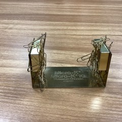 Vtg Micro K Pharmaceutical Rep A. H. Robins Co Magnetic Paper clip Holder RARE