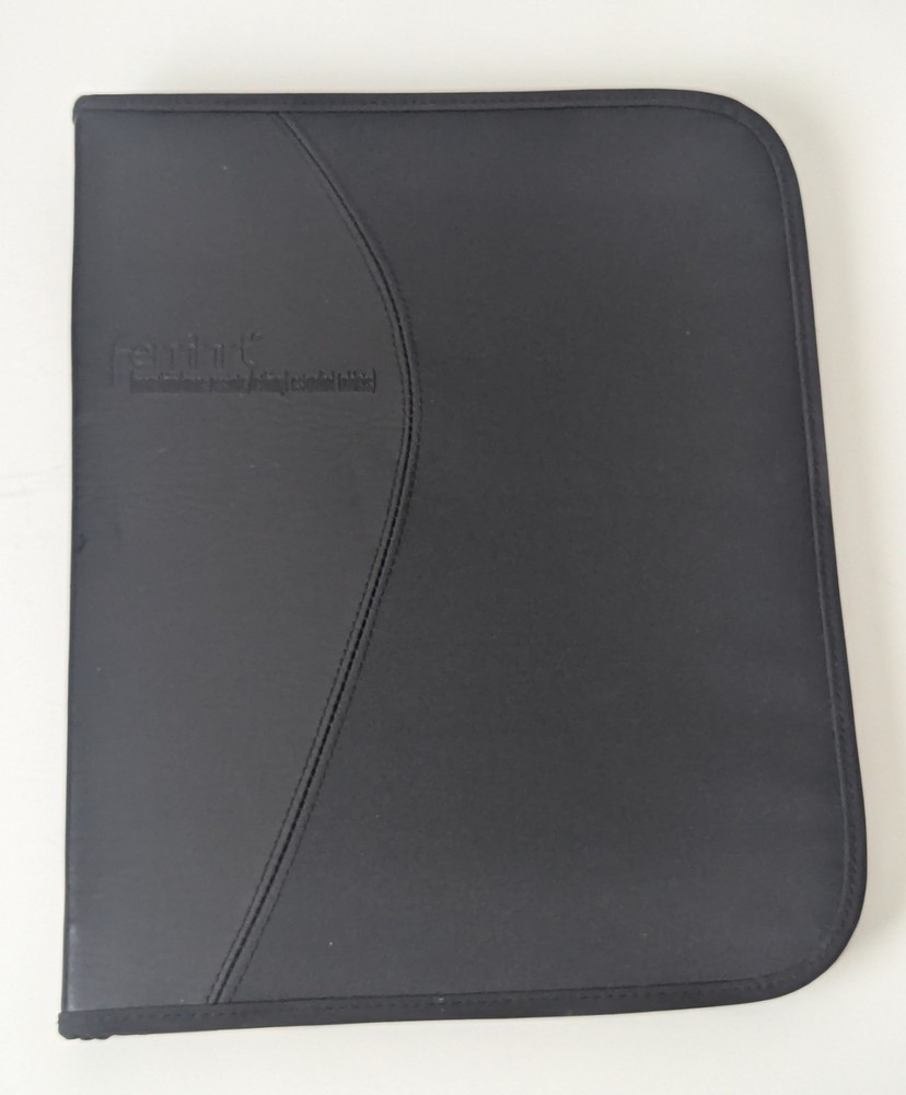 Drug Rep Pharma Item ~ FEMHRT Zip Up File Folder Binder with Notepad