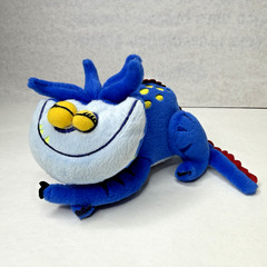 Protonix Drug Rep Pharma Plush Blue Toy Gerdy Dinosaur Promo Advertising Vintage