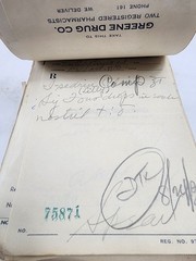 Prescription Atlas Rx Pad Paper Apothecary Druggist Pharmacy Medicine 1938