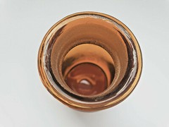 NOVOCAINUM, Vintage Glass Apothecary Pharmacy Brown Jar, 50 ml, Cap