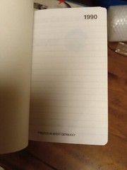 BAYER MOBAY DAILY PLANNER USED 1990Vtg