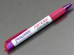 Beautiful Faslodex PEN Drug Rep Pharmaceutical Promo Advertising RARE Pink Grip