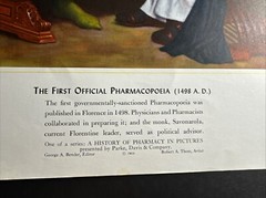 A HISTORY OF PHARMACY IN PICTURES 1954 PRINT#15 Great Gift For Doctor 22″×18″