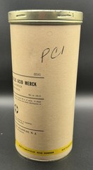 Rare Antique Merck Pharmaceutical Cardboard Container (With Product)