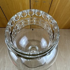 Antique Apothecary Glass Jar With Lid Candy Store Container
