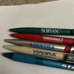 5 Pens. Viagra, Bextra, Norvasc, Cardura, Lipitor REP. Pharmaceutical. Pfizer