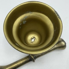 VTG Mortar & Pestle Lot of 5 Decorative Brass Apothecary Pharmacy Pill Grinder