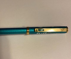 VINTAGE PFIZER ROERIG DIFLUCAN FLUCONAZOLE DRUG REP PEN METAL DRIED INK TAIWAN