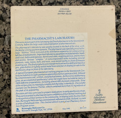Delft Dutch Burroughs Wellcome Blue White Pharmacy Tiles set of 2