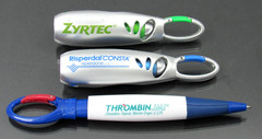 Zyrtec Risperdal Thrombin Carabiner PENS Drug Rep Pharmaceutical Promo Dry Ink