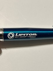 LIPITOR Drug Rep Pen Pharmaceutical Advertising Heavy Metal Pen