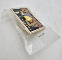 Allen & Hanburys Pharmacy United States Postage Stamp Enamel Lapel Pin Vintage