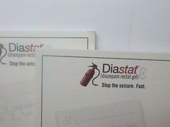 Drug Rep Post-it note pads Diastat paper note pads
