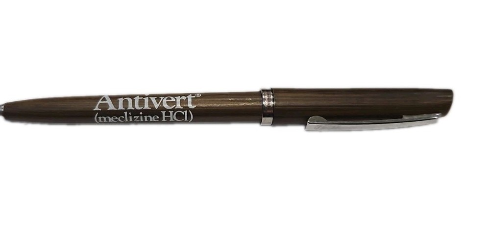 VTG Pfizer Antivert (Meclizine HCI) Advertisement Pen Giveaway Pharmaceutical