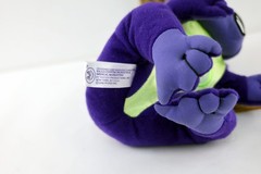 Zyrtec Purple Gorilla Plush 8.5″ Phizer Pharma Drug Rep 2000 Stuffed Animal Toy