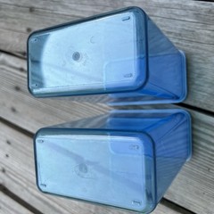 Drug Rep Clarine x Rectangle 7x2x5 Approx Canister Lid Doctor Medical Exam Room