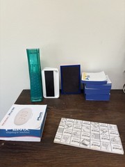 Drug Rep Pharmaceutical Advertising Lot Sticky Notes, Magnetic Clips & Stapler