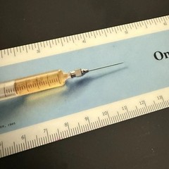 Vintage 1965 Keflin Plastic Ruler Eli Lilly Pharmaceutical Promo Advertising