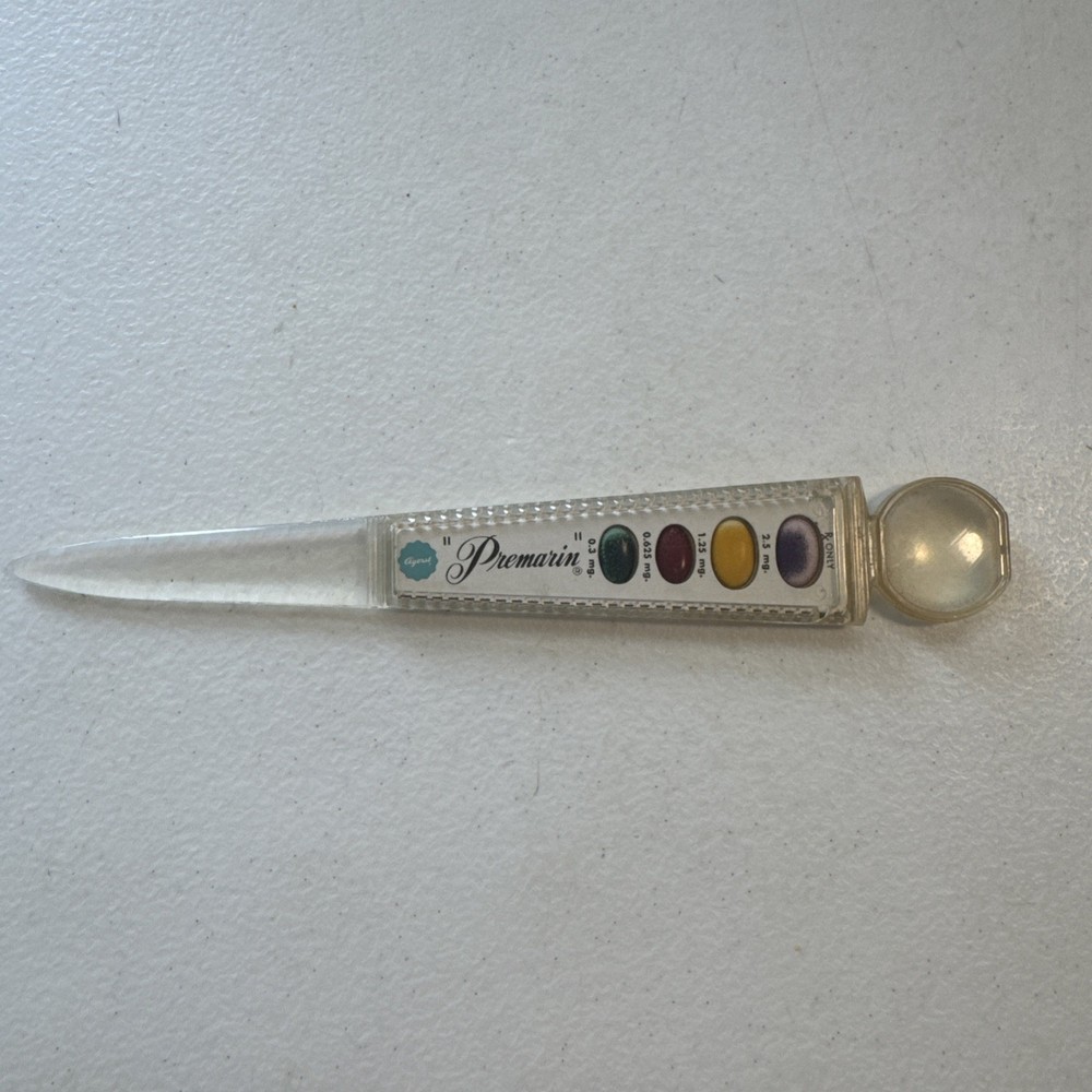 Vintage Ayerst Laboratories “Premarin” Estrogenic Advertising Letter Opener