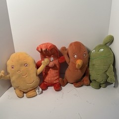 Actos Drug Rep Diabetes Plush Stuffed Beanies Science Toy Steven Smith Set of 4