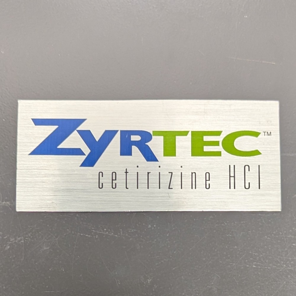 Drug Rep Pharmaceutical Advertising Promo ZYRTEC Refrigerator Magnet 1.5″ X 3.5″