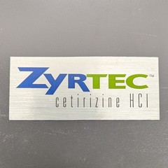 Drug Rep Pharmaceutical Advertising Promo ZYRTEC Refrigerator Magnet 1.5″ X 3.5″