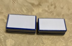 Schaufler Pharmacy Drug Co. Cardboard Prescription Pill Box Belleville ILL 2pcs