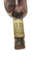 Antique Glass Medical Inhaler w Bulb Patented Seattle WA