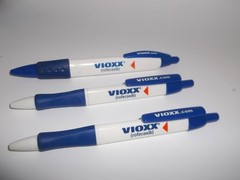 Lot of 3 Vioxx Pharmaceutical Promo Pens – Discontinued Drug Rep Marketing