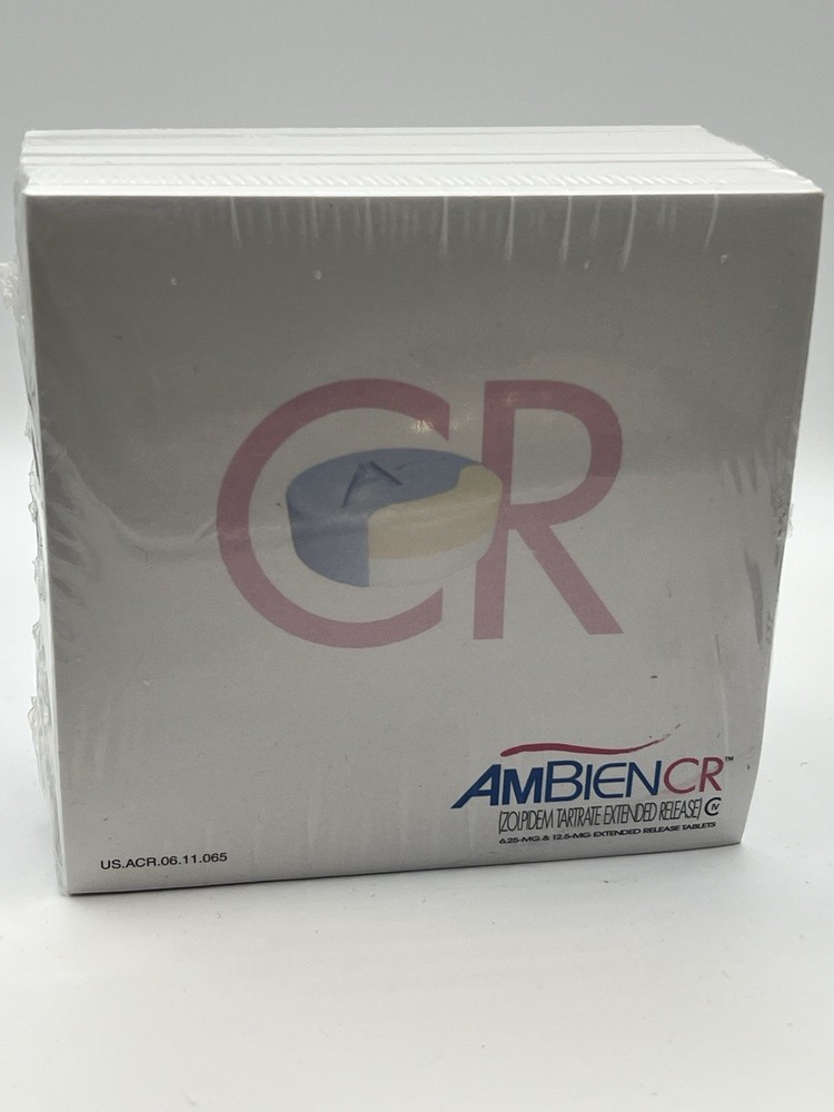 Pharmaceutical Drug Rep Ambien CR 4“ 10 Post It Notes Promotional Collectible