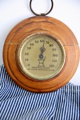 Vintage Apothecary Drug Store Thermometer MENTHOLATUM Advertising medical sign