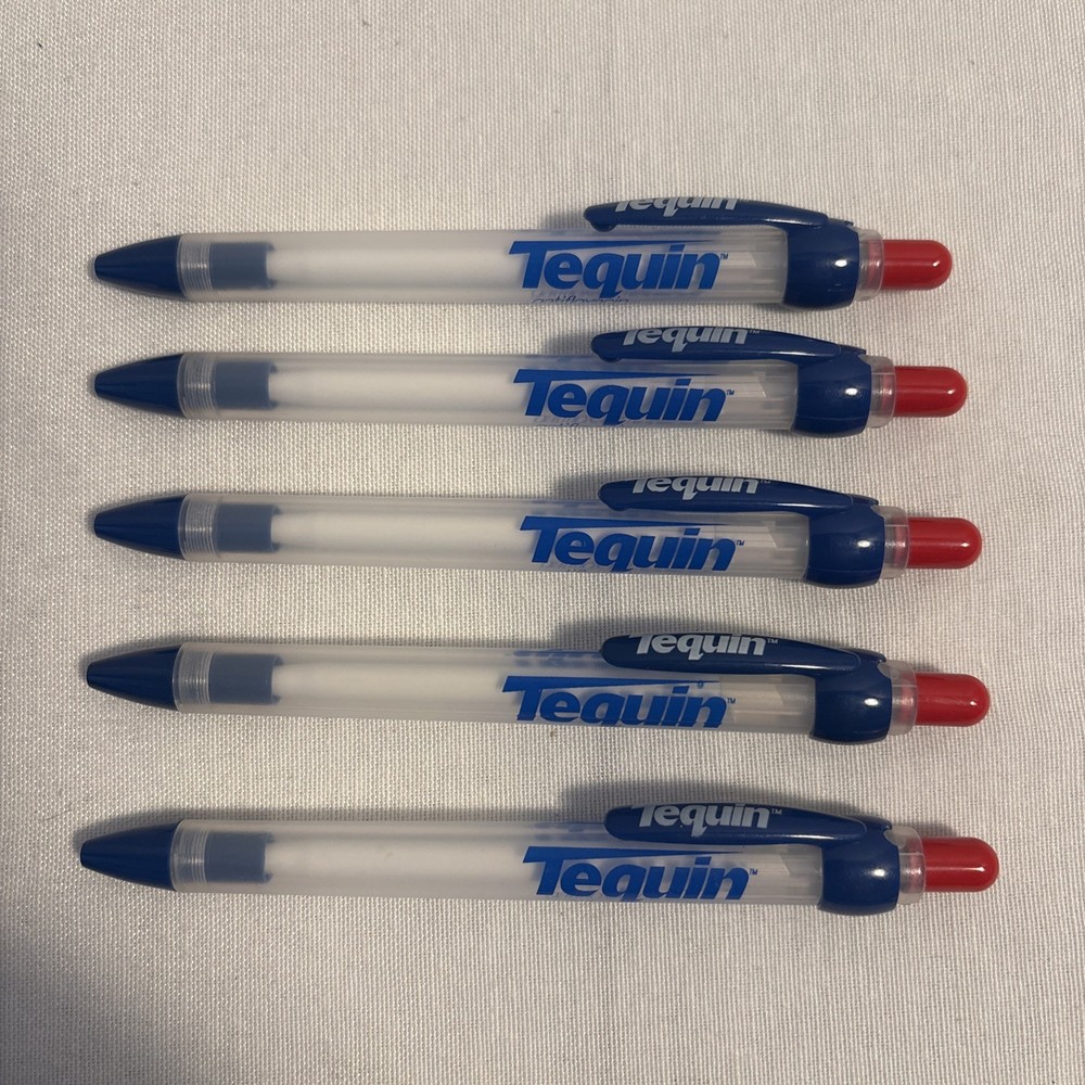 Tequin PENS Drug Rep Pharmaceutical Promo Medical Advertising Lot of 5