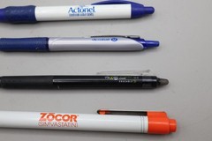 Lot of 4 Advertising Pens Pilot FriXion Acroball Actonel Zocor Drug Rep Promo Pe