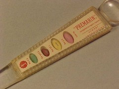 Vintage Averst Laboratories “Premarin” Drug Advertising Letter Opener Magnifier