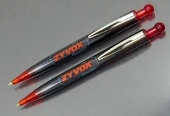 Pfizer Zyvox Lot 2 PENS Drug Rep Pharmaceutical Promo Advertising Ball Clickers