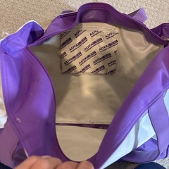 ADVAIR Tote Bag 24x18x5″ Pharmaceutical Drug Rep vtg Vinyl Zip collectible