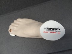 Janssen Sporanox Capsule Foot Display Model Prop Doctor Office Advertisement EUC