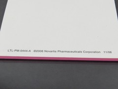 Lotrel Metal PEN, Pink Sticky Note Pad Drug Rep Pharmaceutical Promo Advertising