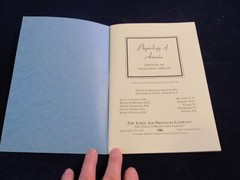 1950’s Medical 28pg booklet Physiology of Anoxia Inhalation Therapy B191